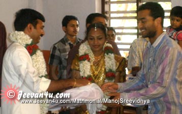 Manoj Sreevidhya wedding gift